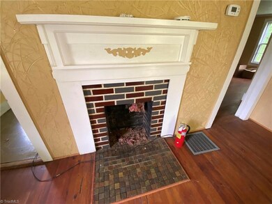 Close up of the Fireplace