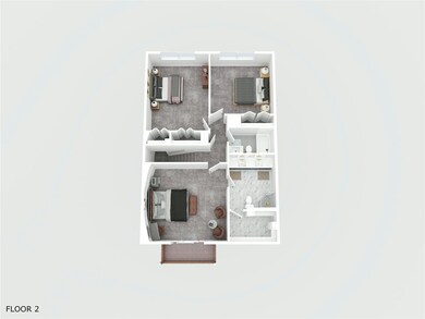 Virtually staged floor plan