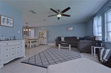 Dining area just off the of the family room