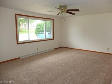 Living room with large picture window.