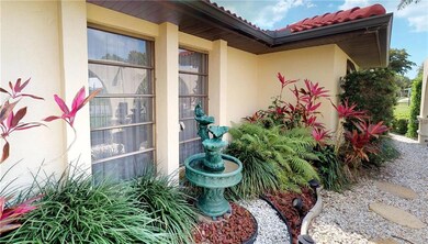 Gorgeous courtyard with water feature.