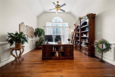 The Open Office/Study features Bamboo Flooring, Co