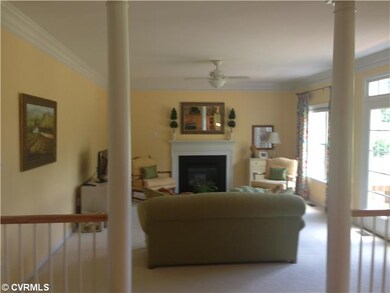 Den/Family/Great Room - Gas Fireplace, Fan, Crown,