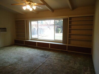 A separate living room area is spacious and the bu