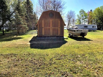 Storage shed on property (boat and trailer not inc
