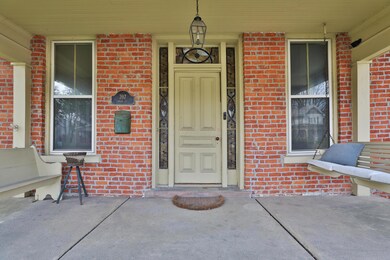 Covered front porch