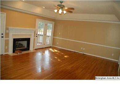 3rd view of the living room also shows the firepla