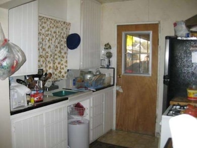 view into kitchen from nook