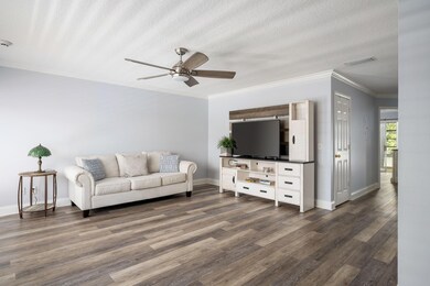 Crown molding new ceilings floors and soothing fre