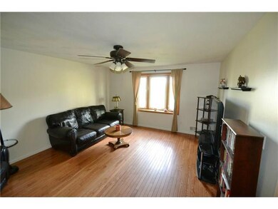 Living Room. Living room bay window.