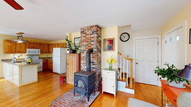 Front Entry & View of Kitchen
