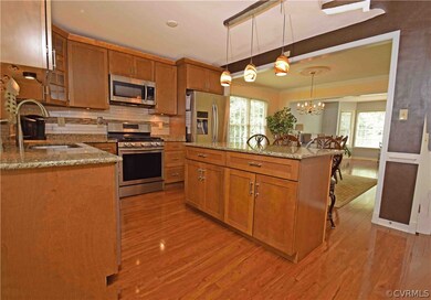 5 foot island provides additional storage and work