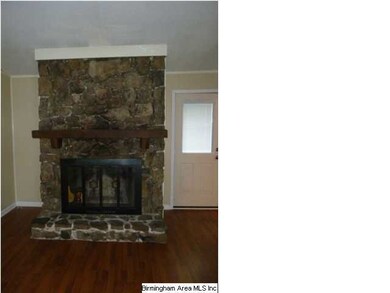 WOOD BURNING FIREPLACE