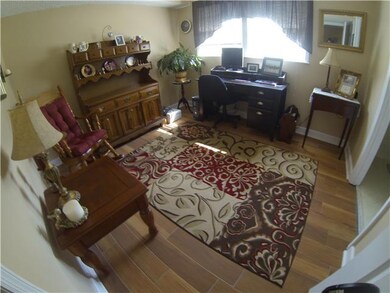 Bedroom #4 currently used as an office.