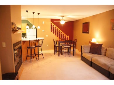 Entry and living room.