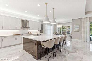Huge island for extra seating and entertaining