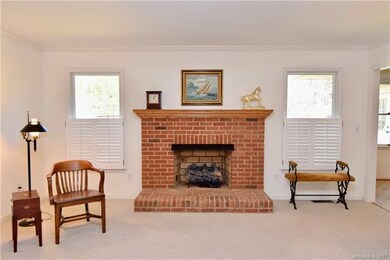 Masonry Fireplace with Gas Logs in the Family Room
