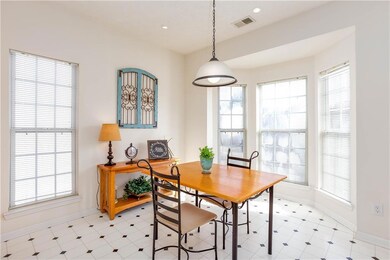 Dining space featuring baseboards and recessed lighting