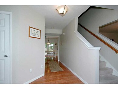 Entry/Foyer. Gleaming hardwood floors flow from th