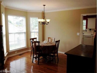 Dining Room. Spacious and bright dining room with hardwood floors