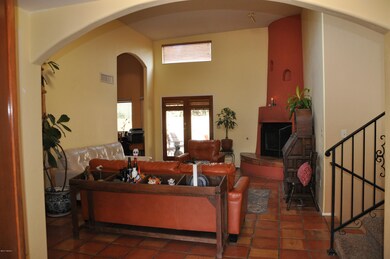 living room from front door