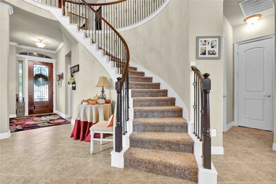 Gorgeous iron spindle staircase