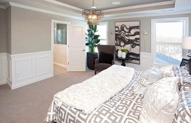 Master bedroom-Model-Picture is of a similar home