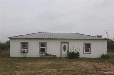 View of front of home with a front lawn