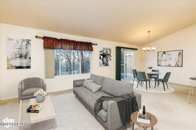 Living room with semi priivate views