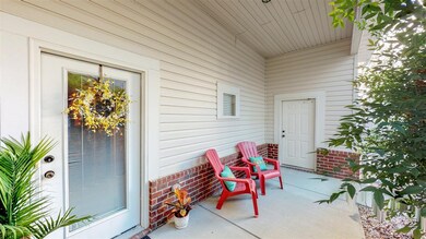 View of front door and the door to enter your gara