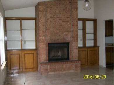 Cozy family room with fireplace