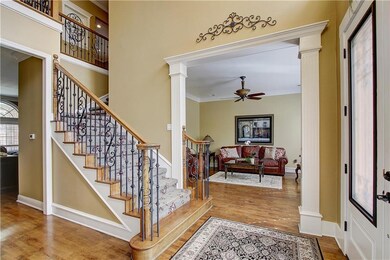 Hardwood floors and walkways and beautiful millwor