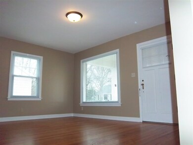 Living Room with hard wood floors