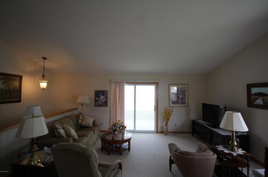 Great room with slider to sun room