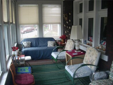 Enclosed front porch