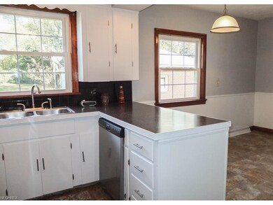 Kitchen has great counter space.