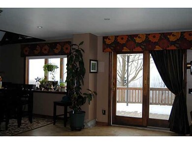 Dining Room Sliding doors to wonderful deck