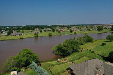 Aerall view of lake, centerpiece of this beautiful