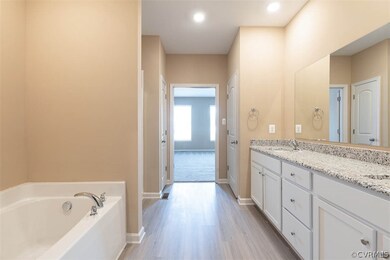 Luxurious on-suite with large walk-in closet. Gran