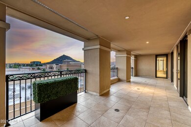 Balcony View at Sunset