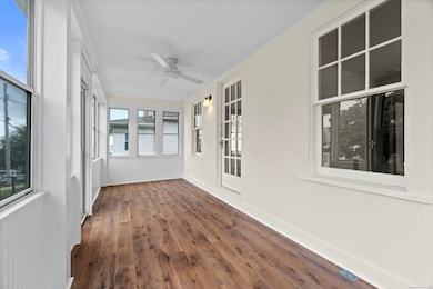 Front porch facing south.
