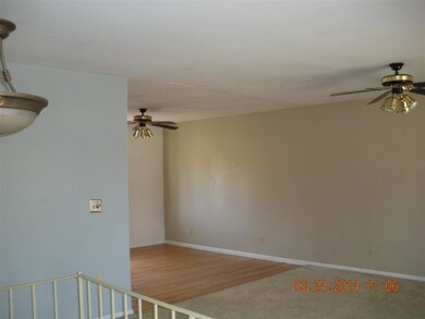 Nice hardwood flooring can be found in dining room