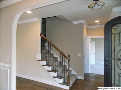 View from dining room to entrance