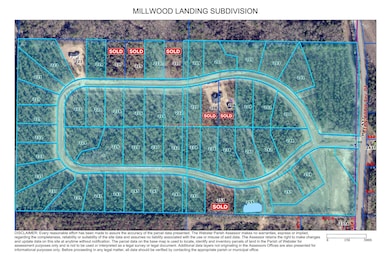 Overlay of Millwood Landing Subdivision