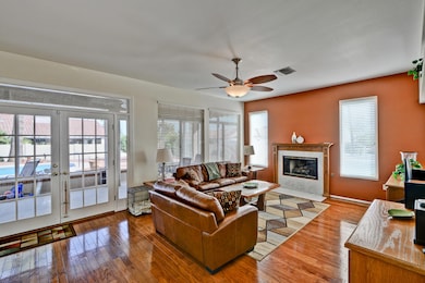 Cuddle up by gas fireplace