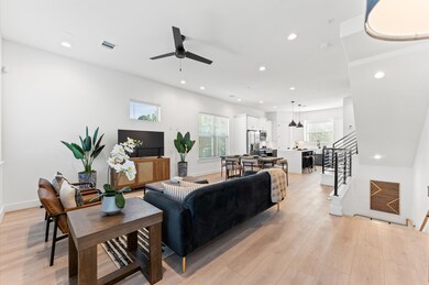 View of living & dining area located on the second