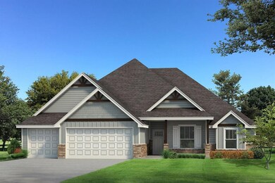 Craftsman-style home featuring a garage and a fron