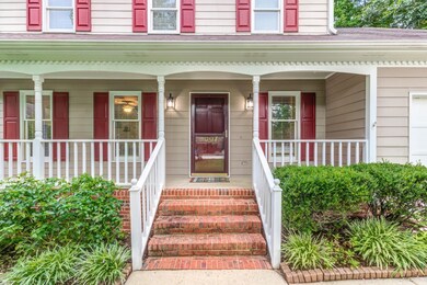 Spacious, front covered porch