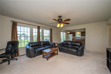 Your large family room open to the kitchen