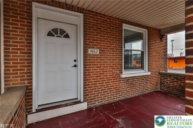 front entrance and porch